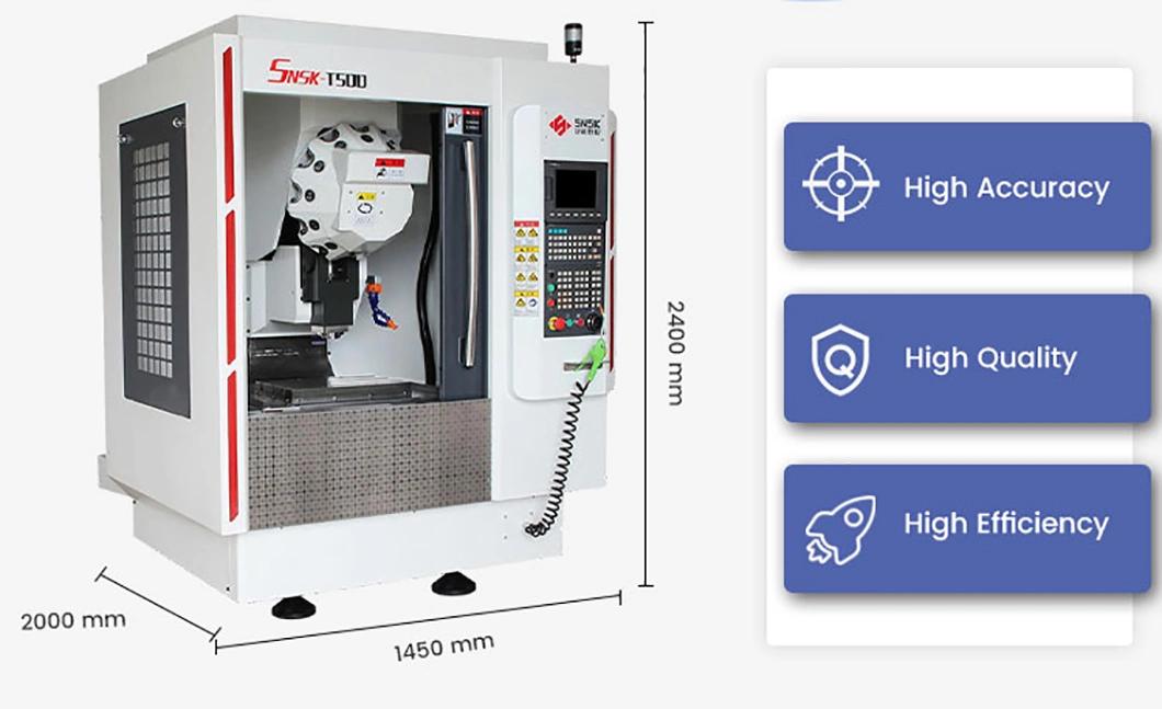 Drilling Turning CNC Machine Center with Bt30 Spindle Taper for Automobile Industry (SN-T500)