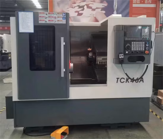 Mini-Schrägbett-Metalldrehmaschine Tck36A China Drehmaschine CNC-Werkzeugmaschinen