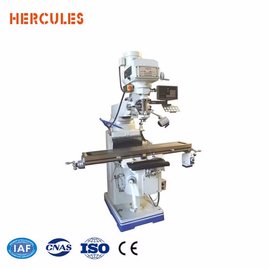 Vertikale M4-Revolverfräsmaschine für Metall, Taiwan-Spindel