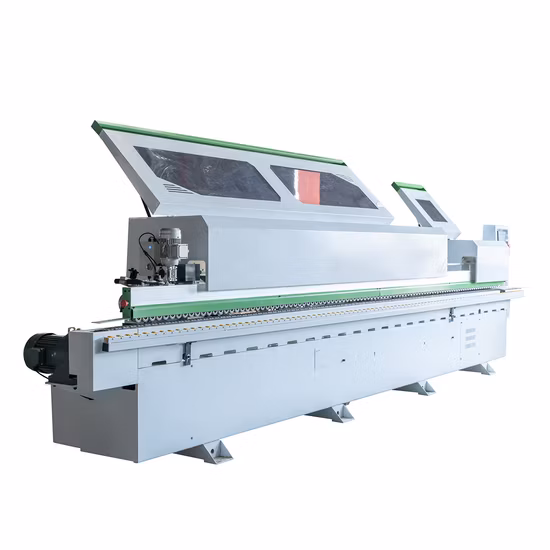 Holzbearbeitungsmöbel Schrank Melamin Sperrholz MDF PVC Holzbrett Kantenanleimmaschine Automatische vollautomatische Vorfräse-Eckenrundungs-Kantenanleimmaschine
